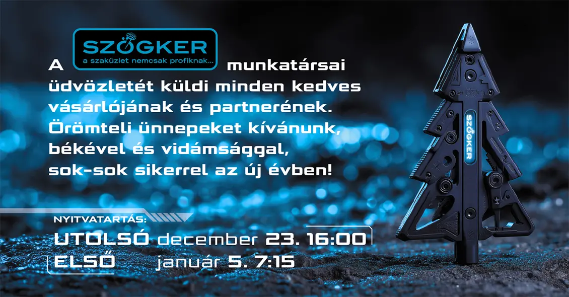 Szögker ünnepi nyitvatartás