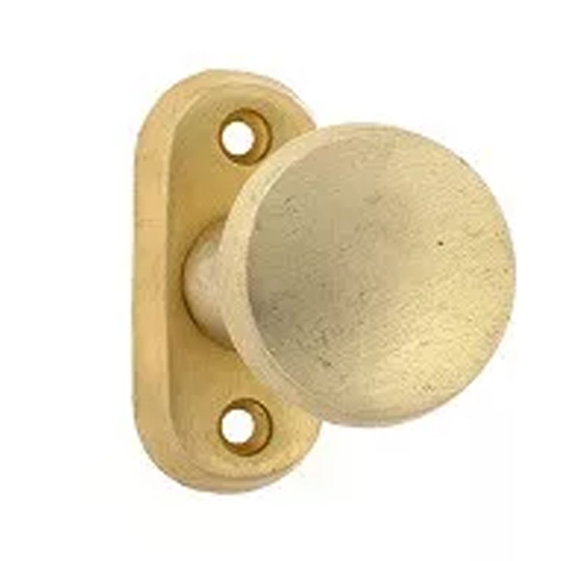 JÁTSZÓGOMB ELTOLT ALU F2 OVÁL ROZETTÁVAL IMPORT AJTÓVASALAT