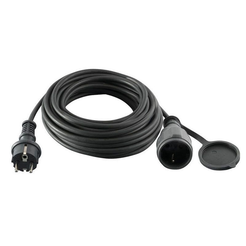 KÁBEL HOSSZABBÍTÓ LENGŐ 30M FÖLDELT KÜLTÉRI FEKETE 3*1.5mm ENTAC ESEC44G-30 KÁBELDOB-HOSSZABBÍTÓ-ELOSZTÓ