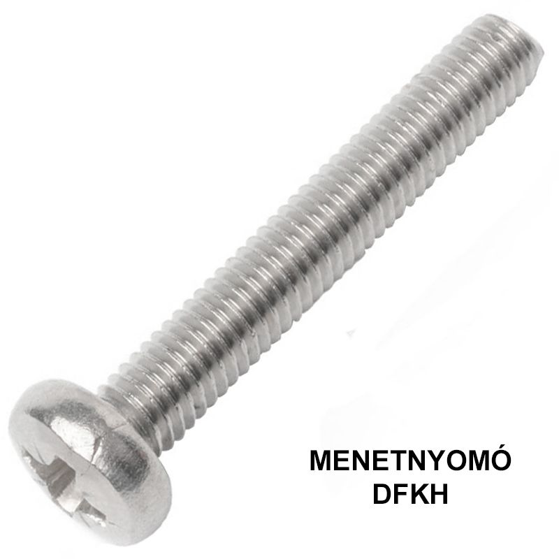 MENETNYOMÓ CSAVAR DFKH M06*20 DIN 7500C HG. UTOLSÓ DARABOK 