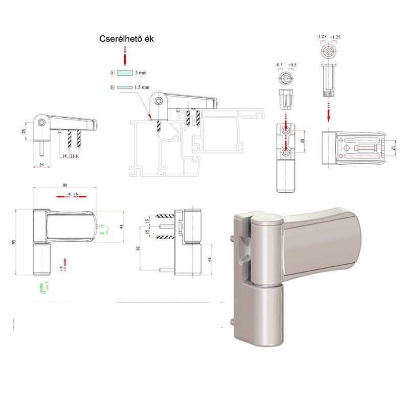 MŰANYAG(PVC) PÁNT AJTÓHOZ FEHÉR 120mm ÁLLÍTHATÓ RINO 9016 AJTÓVASALAT MŰANYAG(PVC) PÁNT AJTÓHOZ FEHÉR 120mm ÁLLÍTHATÓ RINO 9016 AJTÓVASALAT