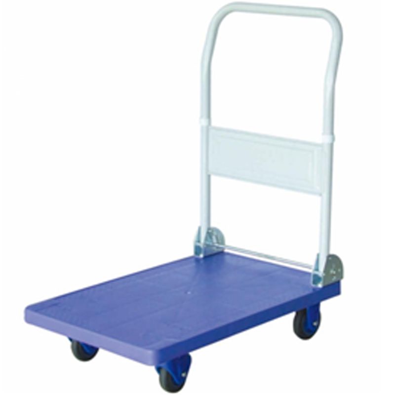 SZÁLLÍTÓ-KÉZIKOCSI 300KG MŰANYAG PLATÓVAL IMPORT 16724 ANYAGMOZGATÓ ESZKÖZÖK