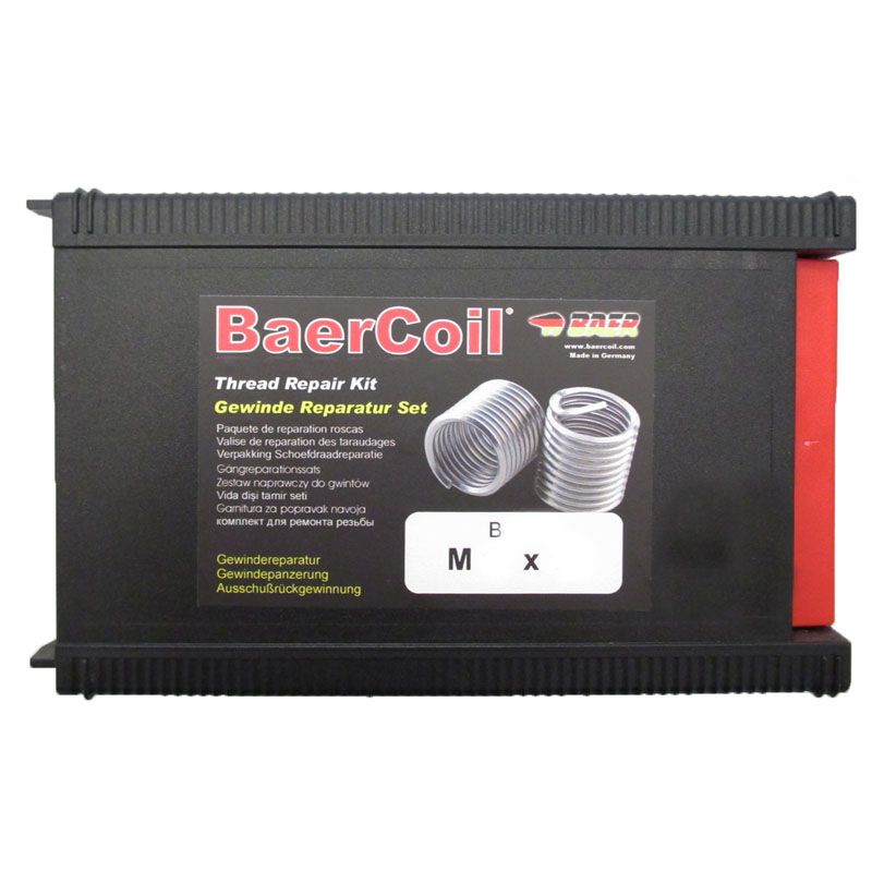 MENETJAVÍTÓ KÉSZLET M18*1.5 5DB BETÉT+2DB SZERSZÁM BAERCOIL B4036 MENETKÉSZÍTŐ-JAVÍTÓ ESZKÖZÖK