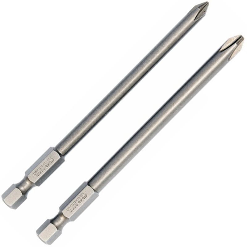 YATO 0488 BEHAJTÓHEGY KÉSZLET PH1,PH2*100mm/2részes 1/4c BIT ÉS BEHAJTÓ HEGYEK YATO 0488 BEHAJTÓHEGY KÉSZLET PH1,PH2*100mm/2részes 1/4c BIT ÉS BEHAJTÓ HEGYEK