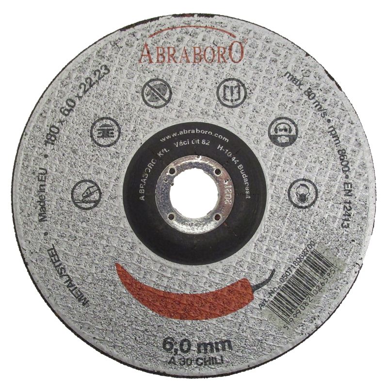 TISZTÍTÓKORONG ACÉLH. D150*6.0 CHILI 22LYUK A24-TBF KÚPOS IMPORT VÁGÁS,CSISZOLÁS ÉS POLÍROZÁS