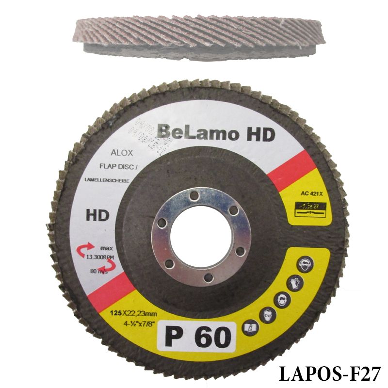 LAMELLÁS CSISZOLÓTÁRCSA LAPOS D125/A60 LAMOFLEX FÉM-FA F27 BELAMO HD LA125607 VÁGÁS,CSISZOLÁS ÉS POLÍROZÁS LAMELLÁS CSISZOLÓTÁRCSA LAPOS D125/A60 LAMOFLEX FÉM-FA F27 BELAMO HD LA125607 VÁGÁS,CSISZOLÁS ÉS POLÍROZÁS