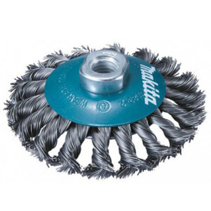 MAKITA D-39883 KÖRKEFE D115/M14 0.5 ACÉL FONOTT DRÓTTAL KÚPOS DRÓTKORONGOK ÉS KEFÉK MAKITA D-39883 KÖRKEFE D115/M14 0.5 ACÉL FONOTT DRÓTTAL KÚPOS DRÓTKORONGOK ÉS KEFÉK