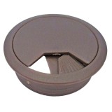 FOREST 10010400005 KÁBELÁTVEZETŐ TÁRCSA D60 SÖTÉTBARNA WENGE 30102  BÚTORTARTOZÉK