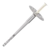 FISCHER 506746 UTOLSÓ DARABOK SZIGETELÉSTARTÓ D8*190 MŰAG. MŰANYAG ÉKKEL ÜTÉSÁLLÓ  SZIGETELŐANYAG RÖGZÍTÉS