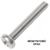 MENETNYOMÓ CSAVAR DFKH M06*20 DIN 7500C HG. UTOLSÓ DARABOK 