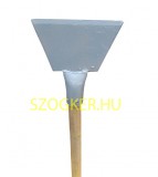 JÉGTÖRŐ NYELEZETT 150mm SZÜRKE FESTETT TRAPÉZ ALAK MAGYAR KERTI- ÉS TEREPSZERSZÁMOK