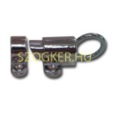 ABLAKCSAPDA HENGERES CSIL.KRÓM FÉM,FA SZERK.HEZ ELLENDARABBAL IMPORT WC001CP ABLAKVASALAT