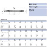 TÁNYÉR ALÁTÉT 20*10.2*1.1 DIN 2093A NAT. IMPORT ALÁTÉTEK