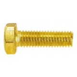 HLF CSAVAR M6*12 DIN 933 SÁRGARÉZ TM  METRIKUS SÁRGARÉZ CSAVAROK