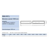 MENETESSZÁL M12*1000mm DIN 975-976 SÁRGARÉZ IMPORT SPECIÁLIS KÖTŐELEMEK