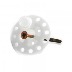 SZIG.TARTÓ TÁNYÉR D60 MŰANYAG FA ÉS FÉMSZERKH. FEHÉR-CSAPOS MAGYAR KC60 SZIGETELŐANYAG RÖGZÍTÉS