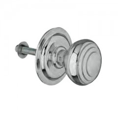 AMIG 14/6445 AJTÓGOMB FIX ROZETTÁS D61/80 MATT KRÓM GÖMB EXTRA NAGY  AJTÓGOMB