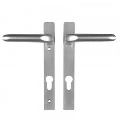 KILINCS GARNITÚRA TÖBBP.ZÁRHOZ 90CIL 2CSAVAROS MATT KRÓM ROSSETTI 856/857 M9 UTOLSÓ DB AJTÓKILINCS GARNITÚRA BEJÁRATI