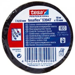 TESA 03854 SZIGETELŐSZALAG 15mm/10FM FEKETE  