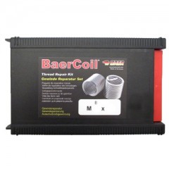 MENETJAVÍTÓ KÉSZLET M18*2.0 5DB BETÉT+2DB SZERSZÁM BAERCOIL B4035 MENETKÉSZÍTŐ-JAVÍTÓ ESZKÖZÖK