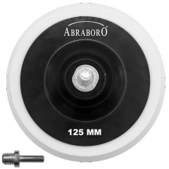 TÉPŐZÁRAS GUMITÁNYÉR D125/M14 STANDARD KIVITEL + D8 ADAPTER IMPORT VÁGÁS,CSISZOLÁS ÉS POLÍROZÁS