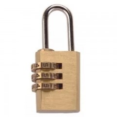 LAKAT 30mm SZÁMZÁRAS 3SZÁMJEGY SÁRGARÉZ IMPORT LAKAT-LAKATPÁNT-LÁNC
